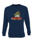 Kalėdinis džemperis   Eglutė ant mašinos